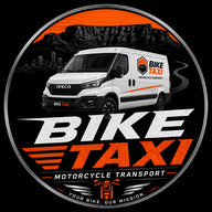 Bike Taxi motorcycle transport logo